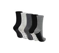 Sock Snob Women's 5 Pairs Lace Effect Footbed Socks - Soft Cotton Rich Everyday Socks | Size: 4-8 Sock Snob Multicolor 4-8