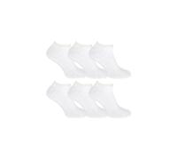 Sock Snob Women's 6 Pack 100% Cotton Low Cut Ankle Socks in White | Size: 12-3 Sock Snob White 12-3
