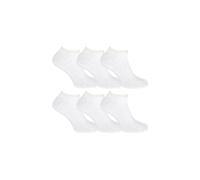 Sock Snob Women's 6 Pack 100% Cotton Low Cut Ankle Socks in White | Size: 9-12 Sock Snob White 9-12