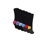 Sock Snob Women's 6 Pack Bamboo Non Elastic Socks Soft Breathable Everyday Comfort | Size: 4-8 Sock Snob Multicolor 4-8