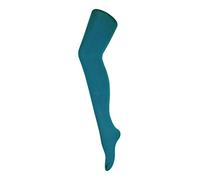 Sock Snob Womens 80 Den Opaque Coloured Winter Fashion Tights (Extra Large (Hips 42"-52" (107-132cm), Teal)