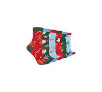 Sock Snob Women's Novelty Festive Christmas Socks | Size: 12-3 Sock Snob Multicolor 12-3