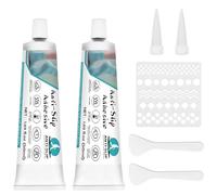 Sock Stop 100ml Non-Slip Glue, Clear, Waterproof Fabric Paint for Non-Slip Socks, Hangers, Carpets, Bathroom Mats - Latex-Free, Water-Based, Odorless, Washable