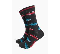 Sock Talk Men's American Classic Cars Bamboo Socks - Black | Size: 7-11 Sock Talk Black 7-11