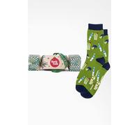 Sock Talk Men's Cricket Bamboo Socks Christmas Cracker Tree Decoration Gift | Size: 7-11 Sock Talk Multicolor 7-11