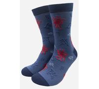 Sock Talk Men's Squid & Octopus Bamboo Socks - Blue | Size: 7-11 Sock Talk Blue 7-11