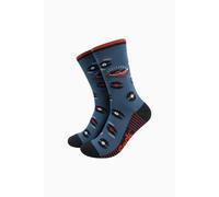 Sock Talk Men's Vinyl Records Bamboo Socks in Teal | Size: 7-11 Sock Talk Teal 7-11