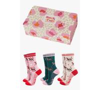 Sock Talk Women's Cheetah Bamboo Socks Animal Print Gift Set | Size: 3-7 Sock Talk Multicolor 3-7