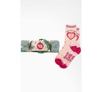 Sock Talk Women's Love You Watts Cotton Socks Xmas Cracker Rude Gift Tree Decoration | Size: 3-7 Sock Talk Multicolor 3-7
