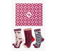 Sock Talk Women's Sausage Dog Bamboo Socks Dog Lover Gift Box | Size: 3-7 Sock Talk Multicolor 3-7