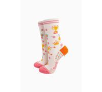 Sock Talk Women's You're The Best Bamboo Socks in Cream | Size: 3-7 Sock Talk Cream 3-7
