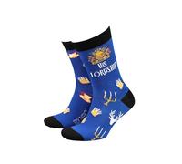 Sock Therapy Men's Novelty Socks, 1 Pair, His Lordship Design, UK 8-11/EU 40-46, 75% Bamboo Viscose Blend, 23cm Height, Natural Soft Sustainable