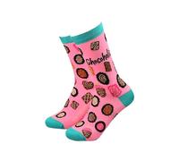 Sock Therapy Women's Novelty Socks, 1 Pair, Chocoholic Design, UK 4-7/EU 36-41, 75% Bamboo Viscose, Natural Sustainable Material, Gift