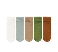 Sock Trainer Socks Sport Socks Running Socks Cycling Socks Socks Women'S Summer Thin Section Mid-Tube Socks White Cotton Ice Ice Socks Net Red Japanese Style Wild Pile Stockings Summer,03#,No Heel, On