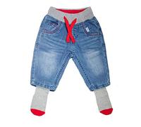 SOCKATOOS Original Jeans - Red- 18-24 Months