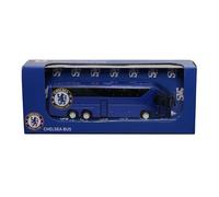 Sockers Banbo Chelsea FC Bus Model Football Team Coach Toy | Friction-Power Engine, Pull-Back & Go, Licensed Football Merchandise, Fan Display Model