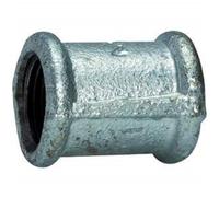 Socket 270, IG/IG, Rp 1 1/4, operating temperature -20 °C to 300 °C, black malleable iron, hot-dip galvanised, DIN EN 10242