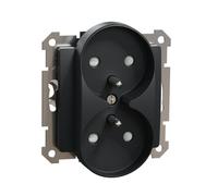Sedna Elements, 2x2P+PE socket with shutters for a SDD114271