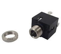SOCKET, 3.5MM, 2 POLE, CHASSIS/PCB; Connector Body Material:Metal Body; Connector Mounting:Panel Mount; Contact Plating 1502 03; Qty X 1