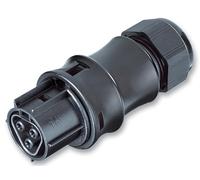 SOCKET, 3POLE, 20A, 10-14MM 96.031.4153.1 (WIELAND ELECTRIC) Qty X 1