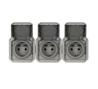 Socket 3x2P+Z Horizontal Complete Factory NEW PLEXO 55 069564L