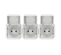 Socket 3x2P + Z horizontal complete factory new Plexo 55 069644L