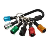 Socket Adapter Drill Bit Screw Adapter Fast Change Bit Holder for Most Electric Hand-held Screwdrivers & Drill Bits Pretty Keychains for Women