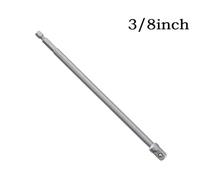 Socket Adapter Extension Bar 200mm, 1/4 Inch Hex Shank to 1/4 3/8 1/2 Drive, Chrome Vanadium Steel for Impact Drivers, Electric Drill, Air Drill and Manual Tools