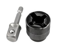 Socket Adapter for Automotive Jacks and Lug Wrenches - Fast-Tire-Change Quick-Release Socket Tool, for Durable Metal Design for Car Repair