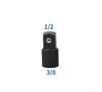 Socket Adapter for Mechanics 1/2 to 3/8 and 1/4 Drive Reducer Tool Accessory (3/8 to 1/2)
