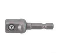 Socket Adapter Hex Shank Extension for Impact Wrench - 1/4 Inch Drill Bit Converter Set 50mm Steel Bar(D)