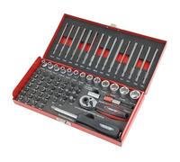Socket And Bit Set - 74pc 1/4in.d ct1208 uk