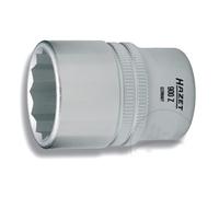 HAZET 900AZ-9/16 38 mm 12-Point Traction Profile Socket - Chrome-Plated/Polished