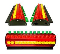 Socket Bit Organizers with Strong Retention 77 Piece Rack for Garage Workshop Space Optimization Rustproof Socket Bit Organizers