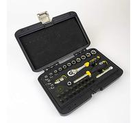 Socket & Bit Set 1/4", 36 pcs