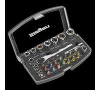 Socket & Bit Set 31pc 1/4"Sq Drive