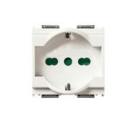 Socket Box 2P + T 16 A Universal White