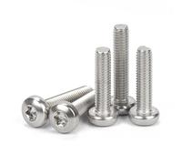 Socket Cap Screws, 304 A2-70 Stainless Steel Six-Lobe Torx Pan Head Screw M1.4 M1.6 M2 M2.5 M3 M4 M5 M6 M8 Bolt, 10pcs,(M8 x 20mm)
