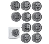 Socket Cover, Socket Covers, 10X Ghost Smile Outlet Covers - Home Safety Plug Protector, Socket Safety Caps, Electrical Outlet Protectors