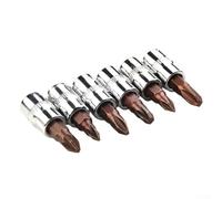 Socket Drive Wrench Bit Set 2PCS, Includes PH1 PH2 PH3 for PZ1 for PZ2 PZ3, 1/4 Inch Shank Tool (PZ1)