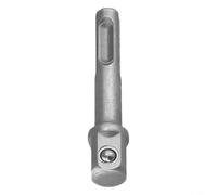 Socket Driver Adapter for Power Drill with for SDS Plus Shank, 40CR Steel Material, Spring Loaded Ball Bearing Lock Mechanism for Secure Socket Fit (C)