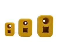 Socket Holder Set 3 Piece Plastics for Workbench Sorting, Yellow