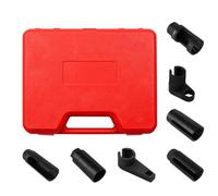 Socket Kit - 7-Pieces Chromium Vanadium Steel | Socket Set for Oxygen Sensor - for Industrial Equipment Inspection Garage Workshop