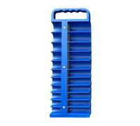 Socket Organizer Holder With Magnetic Back For 1/4 3/8 1/2 Inch Sae And Metric Deep Shallow Sockets Heavy Duty Abs Storage Tray Rack With Handle For Garage Workshop Tool Chest Organization(12.7mm)