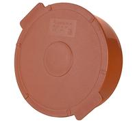 Socket Plug 160mm Underground Drainage Pipe Sewerage Pipe Cap Blank Stop End Orange