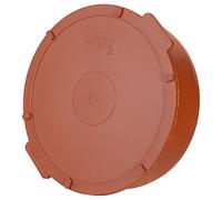 Socket Plug 200mm Underground Drainage Pipe Sewerage Pipe Cap Blank Stop End Orange