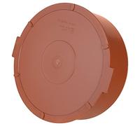 Socket Plug 250mm Underground Drainage Pipe Sewerage Pipe Cap Blank Stop End Orange