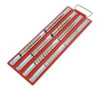 Socket Rail Fixed 400mm 4 Rail (1/2 3/8 1/4in. Dr.) 1 Pack/S