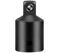 Socket Reducing Sleeves for CR-V Steel Black Oxide Finish Four Locking Ball Adapters 1/4 Inch 3/8 Inch 1/2 Inch Square Drive Secure Fit For Automotive DIY (1/2-3/8)