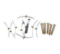 Socket Repair Kit for Loose Outlet Fixer, Wall Box Repair with Screw Steel, Junction Fixed Socket Mount Box, Electrical Box Anchor and Switch Plate Tightener